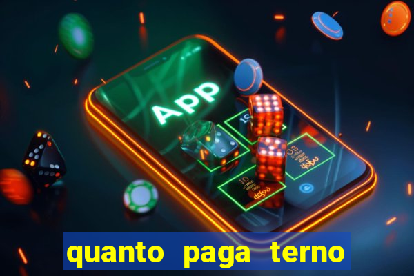 quanto paga terno da loteria federal